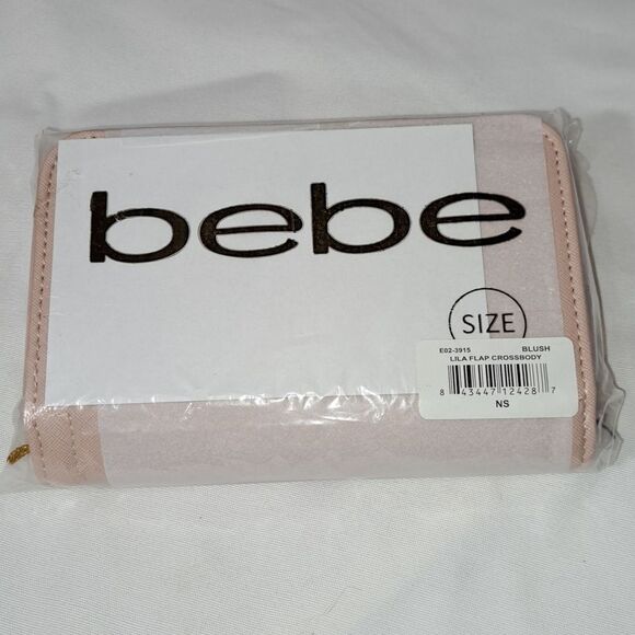 BEBE LILA FLAP CROSSBODY - BLUSH - Picture 10 of 10